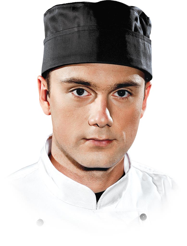 Unisex Kochmütze Kochmützen Bäckerbekleidung Hut Einstellbar Koch Kopfbedeckung 