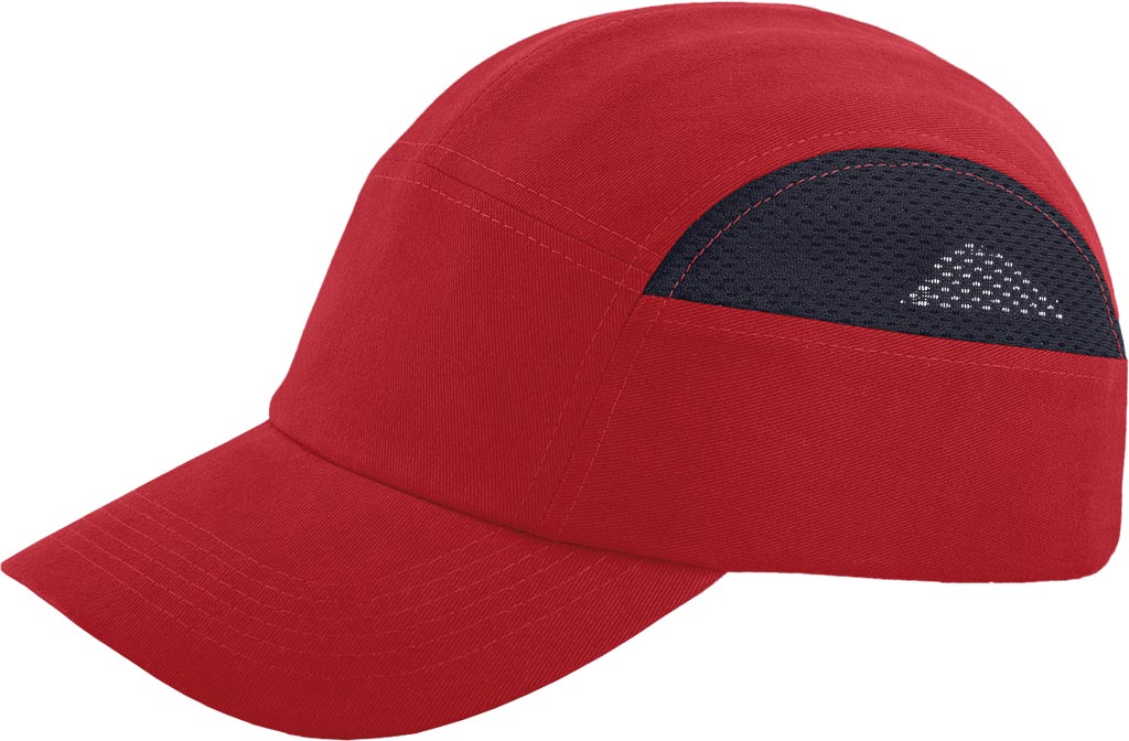 Anstoßkappe Schutzhelmkappe Hardcap Arbeitskappe ABS Cap Schutzhelm Helm Rot NEU 