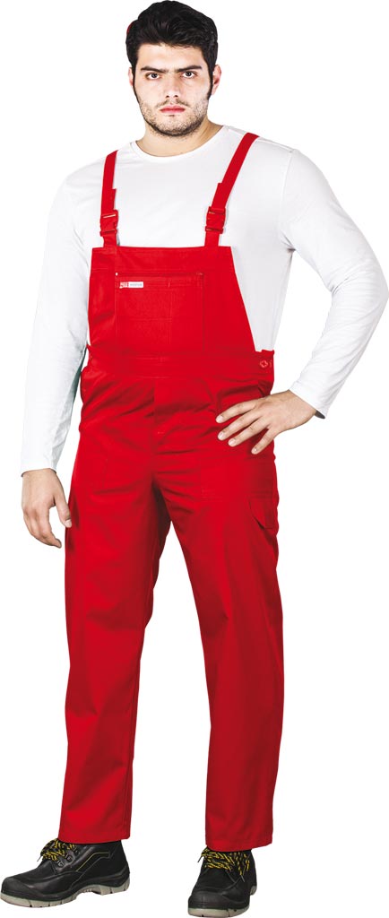 Arbeitslatzhose Rot Arbeitskleidung Latzhose Blaumann Arbeitshose Gr 46-62 